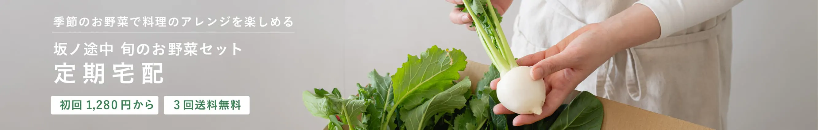 野菜定期キャンペーンバナー