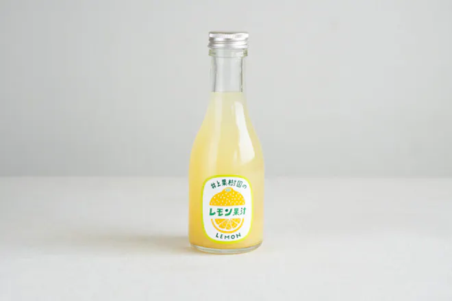 井上果樹園のレモン果汁 180ml