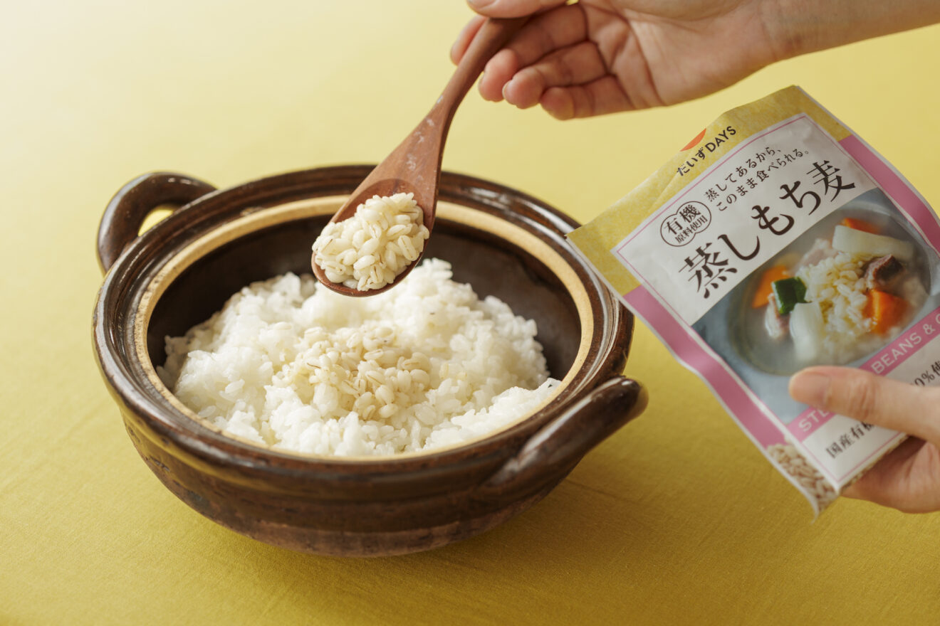 有機蒸しもち麦 2袋セット | 坂ノ途中Onlineshop | 出会う、味わう