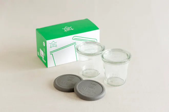WECKの保存容器（MOLD 250ml ×2個セット）