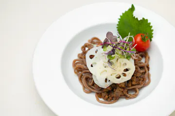 れんこん麺のジャージャー麵