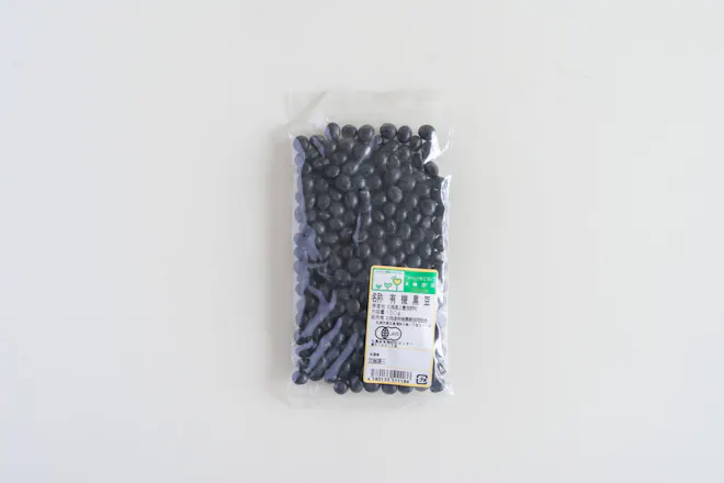 有機黒豆（祝黒） 150g